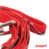 Puppia Uptown II riem Red - Premium hondenriem > hondenlijn from Puppia - Just €15.99! Shop now at Frenkiezdogshop