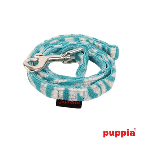 Puppia Modern Zebra aqua - Premium hondenriem > hondenlijn from Puppia - Just €11.99! Shop now at Frenkiezdogshop