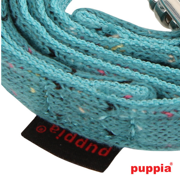 Puppia Yuppie Lijn Aqua - Premium hondenriem > hondenlijn from Puppia - Just €13.99! Shop now at Frenkiezdogshop