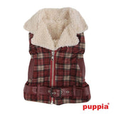 Puppia Barron Hondenjasje Wine - Premium Hondenkleding > hondenjas from Puppia - Just €44.99! Shop now at Frenkiezdogshop