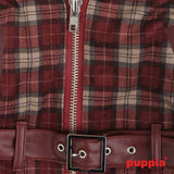 Puppia Barron Hondenjasje Wine - Premium Hondenkleding > hondenjas from Puppia - Just €44.99! Shop now at Frenkiezdogshop