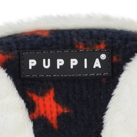 Puppia Stellar Vest Harness model B navy hondentuig > honden harnas > model B Small
