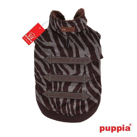 Puppia Caprice hondenjasje brown - Premium Hondenkleding > hondenjas from Puppia - Just €49.99! Shop now at Frenkiezdogshop