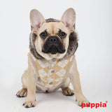 Puppia Argyle Mode hondenjasje beige ( M) - Premium Hondenkleding > hondenjas from Puppia - Just €54.99! Shop now at Frenkiezdogshop