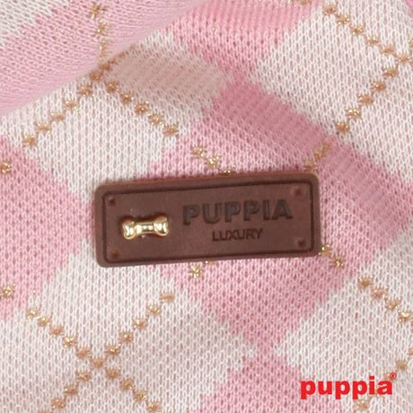 Puppia Argyle Mode hondenjasje roze Hondenkleding > hondenjas Small