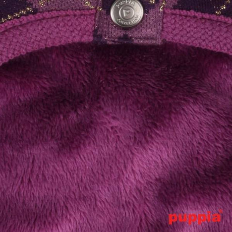 Puppia Argyle Mode hondenjasje paars Hondenkleding > hondenjas Medium