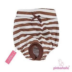 Pinkaholic Picnic Sanitary Panty Brown (2 pack) Loopsheidbroekje > Periodebroekje Small