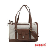 Puppia Draagtas Grand Carrier Beige - Premium Hondentas > draagzak from Puppia - Just €99.99! Shop now at Frenkiezdogshop