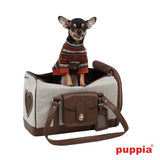 Puppia Draagtas Grand Carrier Beige - Premium Hondentas > draagzak from Puppia - Just €99.99! Shop now at Frenkiezdogshop