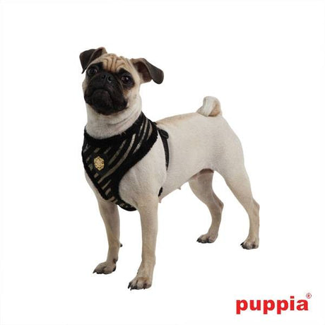 Puppia Polar Harnass model A black hondentuig > honden harnas > model A Small