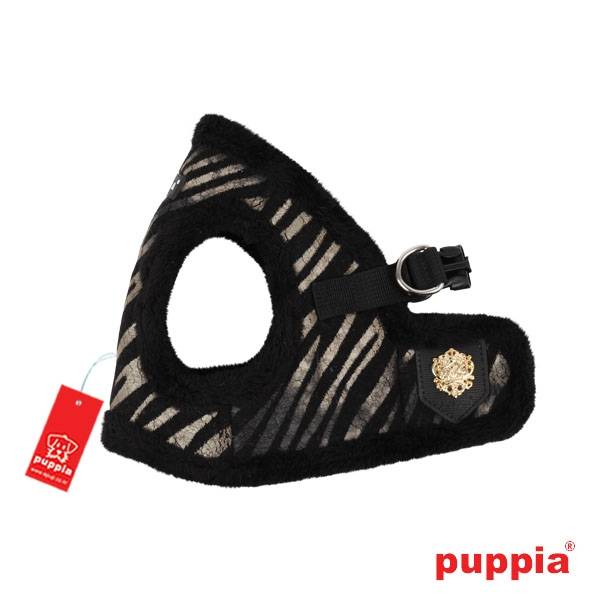 Puppia Polar Vest Harnass model B black - Premium hondentuig > honden harnas from Puppia - Just €24.99! Shop now at Frenkiezdogshop