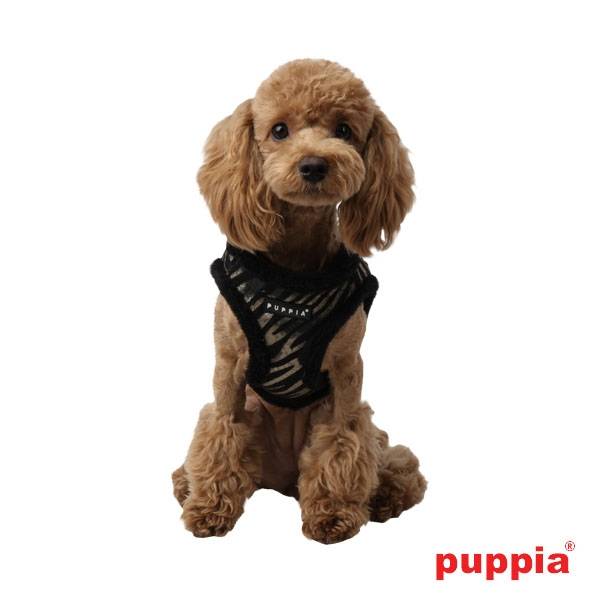 Puppia Polar Vest Harnass model B black - Premium hondentuig > honden harnas from Puppia - Just €24.99! Shop now at Frenkiezdogshop