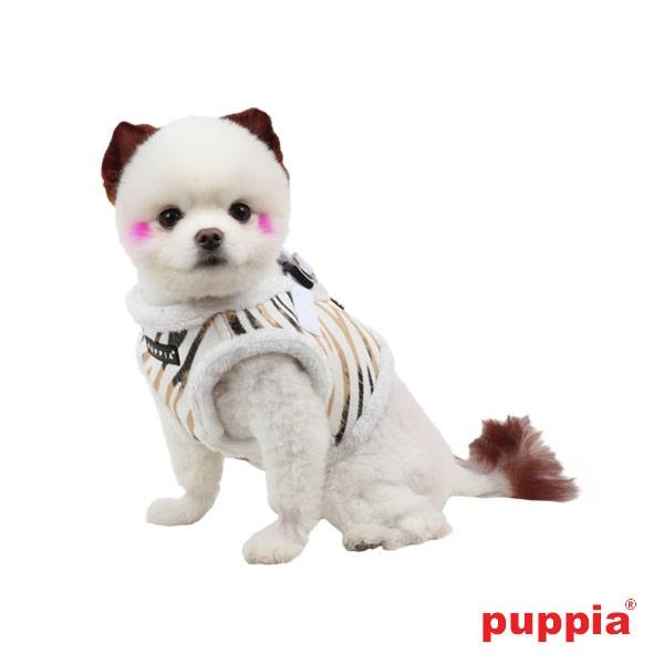 Puppia Polar Vest Harnass model B white - Premium hondentuig > honden harnas from Puppia - Just €24.99! Shop now at Frenkiezdogshop