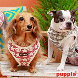 Puppia Sparrow Harness model A Khaki ( LARGE) - Premium hondentuig > honden harnas from Puppia - Just €14.99! Shop now at Frenkiezdogshop