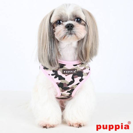 Puppia Legend Harness model A Pink Camo ( LARGE ) hondentuig > honden harnas > model A Medium