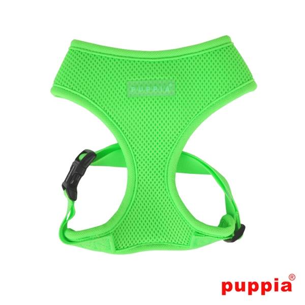 Puppia Neon Soft harness Model A Green - Premium hondentuig > honden harnas from Puppia - Just €20.99! Shop now at Frenkiezdogshop