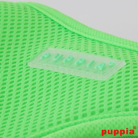Puppia Neon Soft harness Model A Green hondentuig > honden harnas > model A X - Small