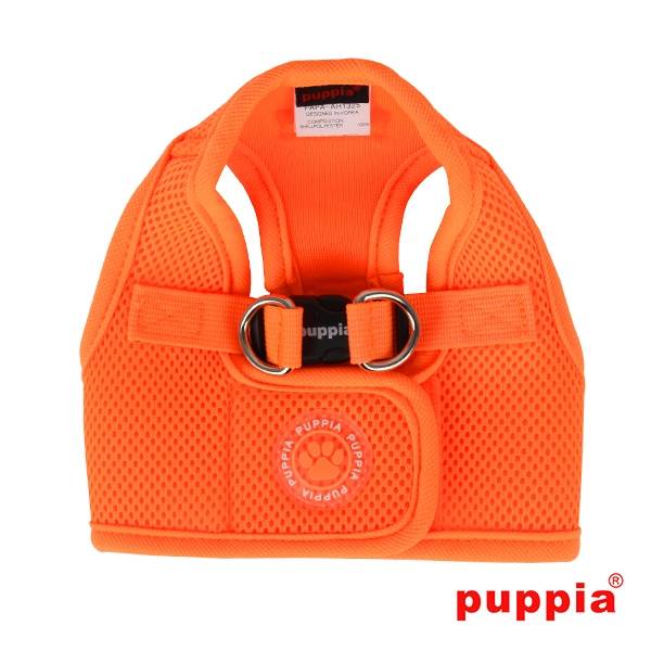 Puppia Soft Vest Harness model B Neon orange - Premium hondentuig > honden harnas from Puppia - Just €22.99! Shop now at Frenkiezdogshop