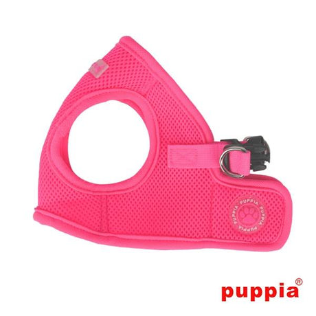 Puppia Soft Vest Harness model B Neon pink - Premium hondentuig > honden harnas from Puppia - Just €22.99! Shop now at Frenkiezdogshop