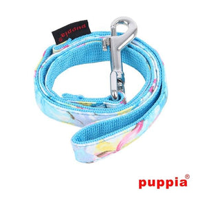 Puppia Spring Garden skyblue hondenriem > hondenlijn Large