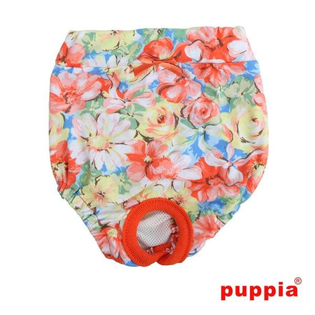 Puppia Loopsheidbroekje Spring Garden Orange ( MEDIUM ) - Premium Loopsheidbroekje > Periodebroekje from Puppia - Just €12.99! Shop now at Frenkiezdogshop