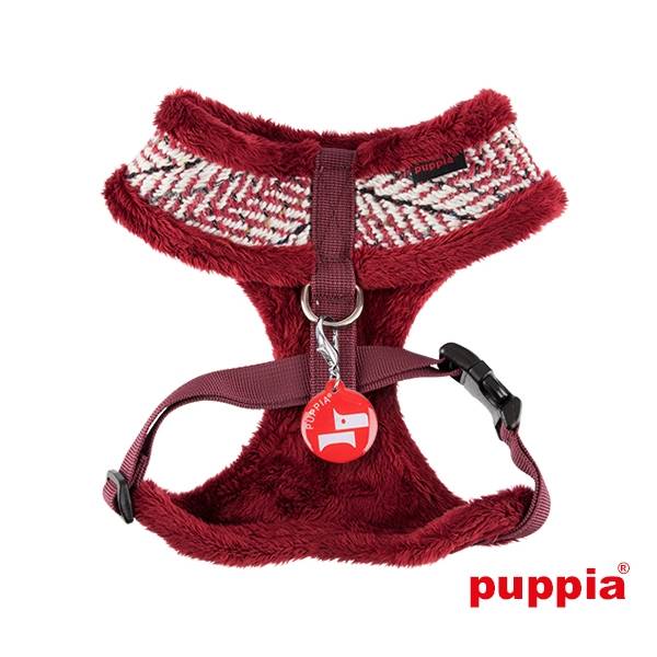 Puppia Oz Harness model A Wine ( Small) - Premium hondentuig > honden harnas from Puppia - Just €22.99! Shop now at Frenkiezdogshop