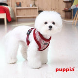 Puppia Oz Harness model A Wine ( Small) - Premium hondentuig > honden harnas from Puppia - Just €22.99! Shop now at Frenkiezdogshop