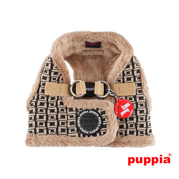 Puppia vest Harness B Damier Beige - Premium hondentuig > honden harnas from Puppia - Just €27.99! Shop now at Frenkiezdogshop