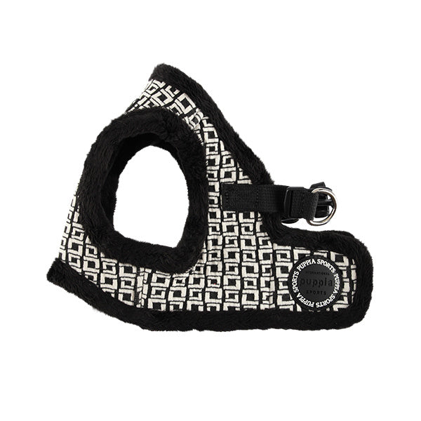 Puppia vest Harness B Damier Black - Premium hondentuig > honden harnas from Puppia - Just €27.99! Shop now at Frenkiezdogshop