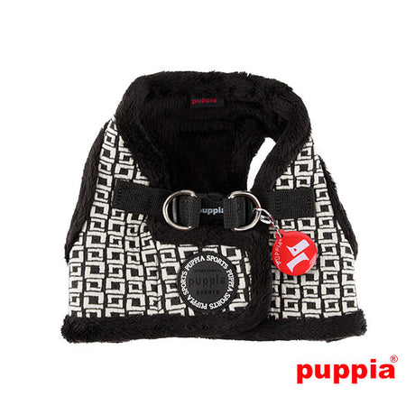 Puppia vest Harness B Damier Black - Premium hondentuig > honden harnas from Puppia - Just €27.99! Shop now at Frenkiezdogshop