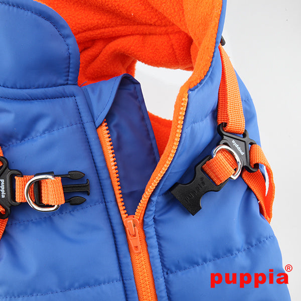 Puppia Mountaineer Jacket Harness Royal Blue - Premium Hondenkleding > hondenjas from Puppia - Just €66.99! Shop now at Frenkiezdogshop