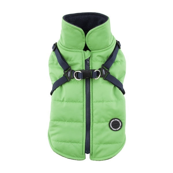 Puppia Mountaineer Jacket Harness Green - Premium Hondenkleding > hondenjas from Puppia - Just €66.99! Shop now at Frenkiezdogshop