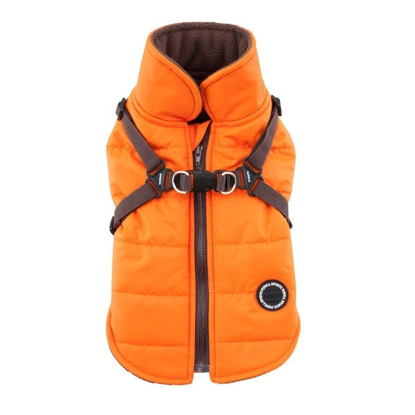 Puppia Mountaineer Jacket Harness Orange - Premium Hondenkleding > hondenjas from Puppia - Just €66.99! Shop now at Frenkiezdogshop