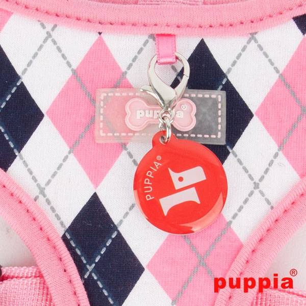 Puppia Argyle Harness model A Pink ( alleen XL ) - Premium hondentuig > honden harnas from Puppia - Just €20.99! Shop now at Frenkiezdogshop