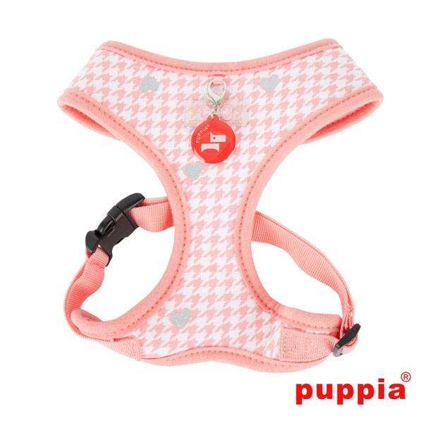 Puppia Aggie Harness model A indian pink ( LARGE ) - Premium hondentuig > honden harnas from Puppia - Just €28.99! Shop now at Frenkiezdogshop