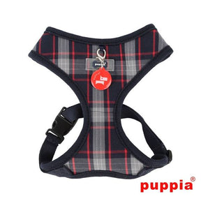 Puppia Vogue Harness model A navy ( X-LARGE ) - Premium hondentuig > honden harnas from Puppia - Just €10! Shop now at Frenkiezdogshop