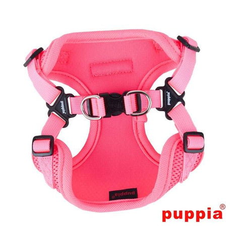 Puppia Neon Soft harness Model C Pink - Premium hondentuig > honden harnas from Puppia - Just €27.99! Shop now at Frenkiezdogshop