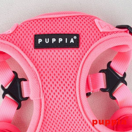 Puppia Neon Soft harness Model C Pink hondentuig > honden harnas > model C Small