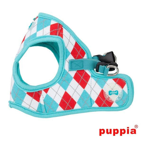 Puppia Argyle Harness model B  (alleen small) - Premium hondentuig > honden harnas from Puppia - Just €23.99! Shop now at Frenkiezdogshop