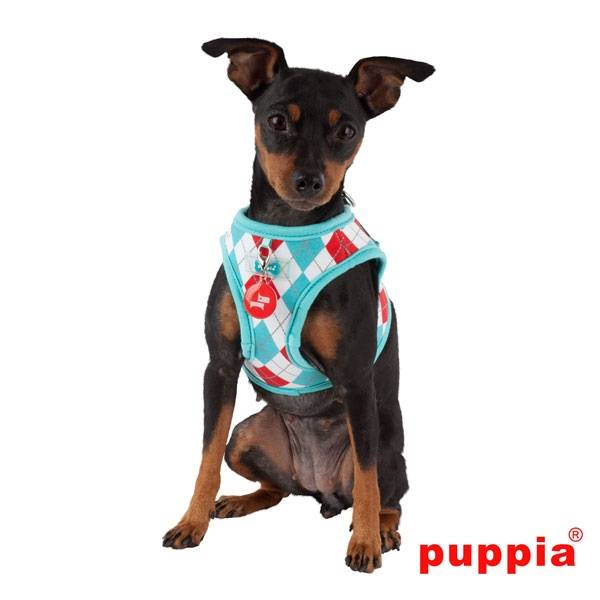 Puppia Argyle Harness model B  (alleen small) - Premium hondentuig > honden harnas from Puppia - Just €23.99! Shop now at Frenkiezdogshop