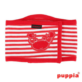 Puppia Beach party manner plasband Red - Premium Plasband > Manner band from Puppia - Just €10! Shop now at Frenkiezdogshop