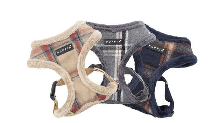 Puppia Kemp Harness model A Grey ( X - Large ) hondentuig > honden harnas > model A Large