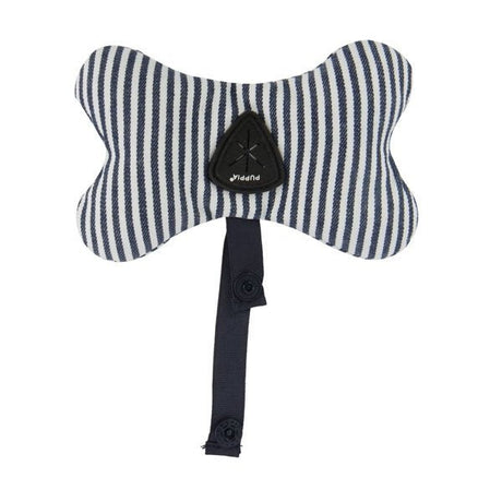 Puppia Bobby Waste Bag Dispenser Striped Navy Poepzakjeshouder > Poepzakhouder Standaard/One Size