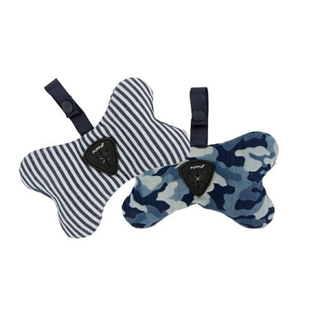 Puppia Bobby Waste Bag Dispenser Camo Navy Poepzakjeshouder > Poepzakhouder Standaard/One Size
