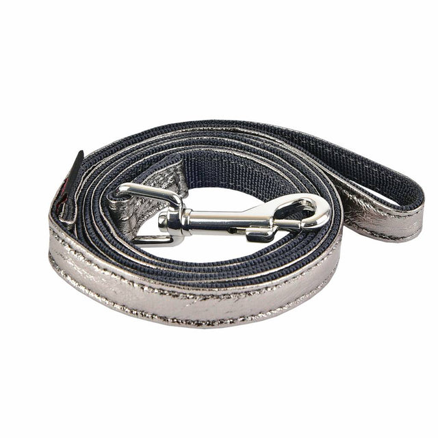 Puppia Evon riem silver - Premium hondenriem > hondenlijn from Puppia - Just €14.99! Shop now at Frenkiezdogshop