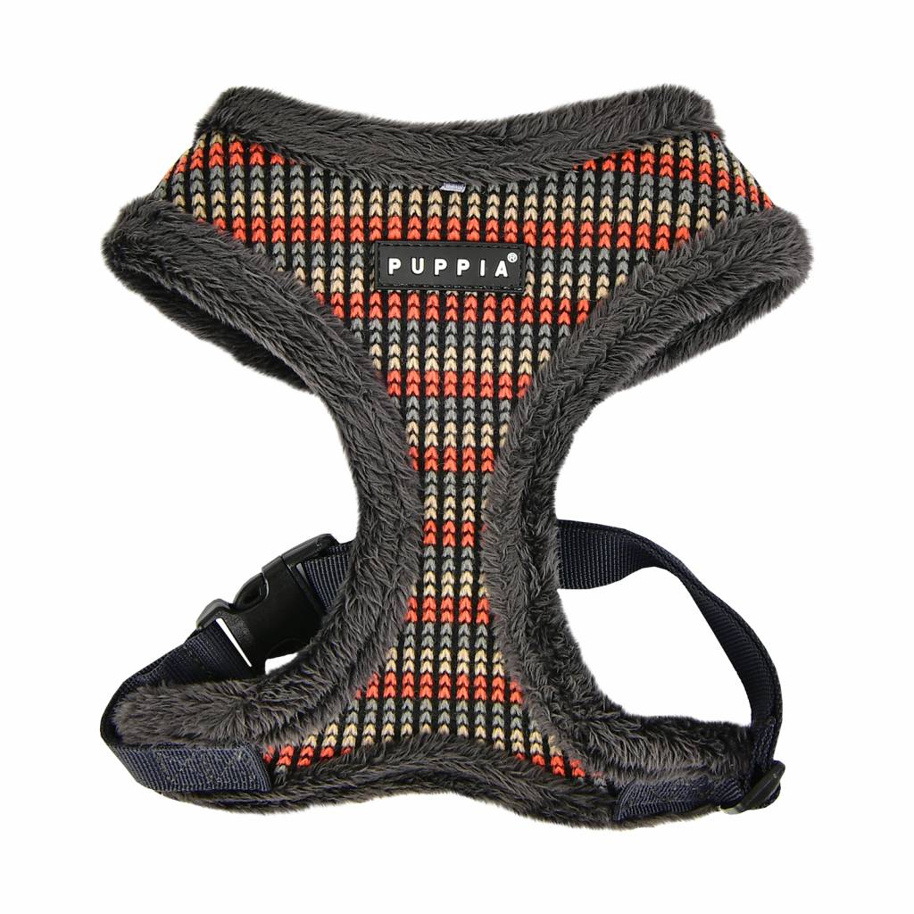 Puppia Elliot Harness model A grey ( ALLEEN XLARGE ) - Premium hondentuig > honden harnas from Puppia - Just €26.99! Shop now at Frenkiezdogshop