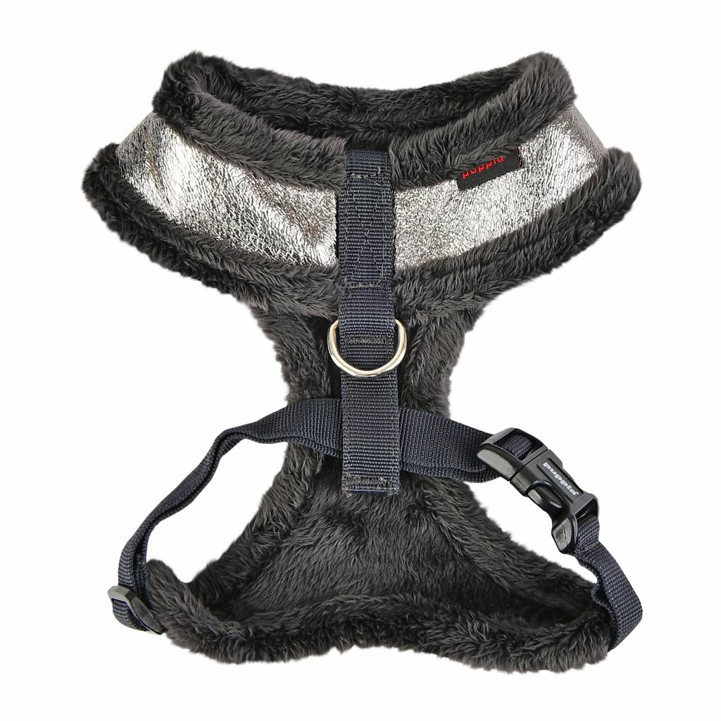 Puppia Evon Harness model A silver ( ALLEEN XLARGE ) - Premium hondentuig > honden harnas from Puppia - Just €26.99! Shop now at Frenkiezdogshop