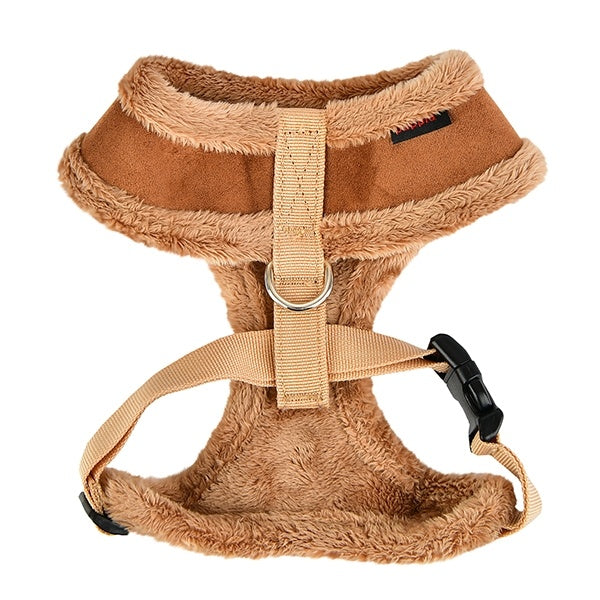 Puppia Terry Harness model A brown - Premium hondentuig > honden harnas from Puppia - Just €26.99! Shop now at Frenkiezdogshop