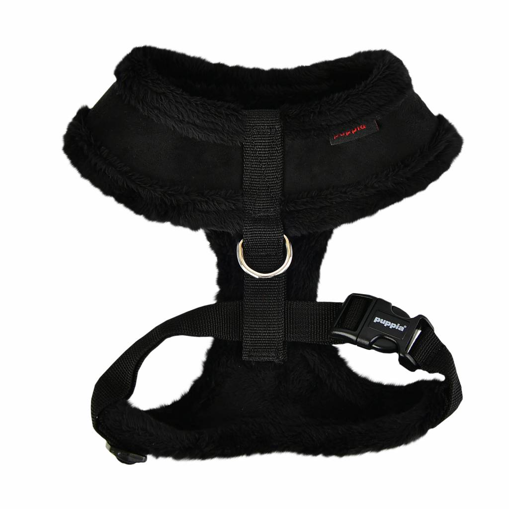 Puppia Terry Harness model A black - Premium hondentuig > honden harnas from Puppia - Just €26.99! Shop now at Frenkiezdogshop