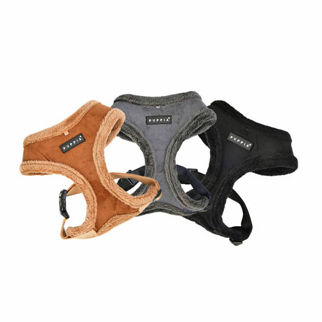 Puppia Terry Harness model A black hondentuig > honden harnas > model A Small